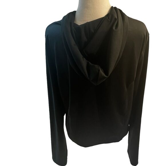 VICTORIA'S SECRET
ON POINT xxl black cropped hooded jacket nwt black - Picture 4 of 13